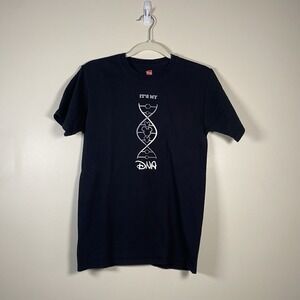 It's My DNA Graphic DISNEY Black T-shirt Sz Small